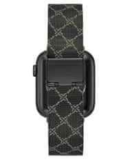 Nine West řemínek mesh tmavě šedý se vzorem, pro Apple Watch 42-45mm