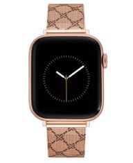 Nine West řemínek mesh růžovozlatý se vzorem, pro Apple Watch 42-45mm