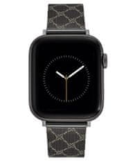 Nine West řemínek mesh tmavě šedý se vzorem, pro Apple Watch 38-41mm