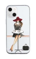 TopQ Kryt iPhone 13 mini silikon Lady 6 64746