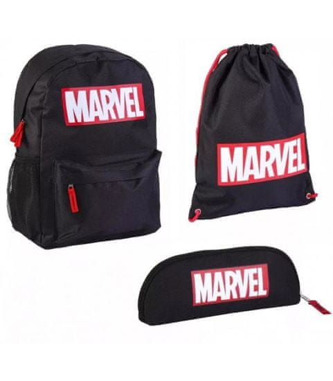 Javoli SET batoh, vak a penál MARVEL logo