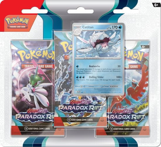 Pokémon TCG Paradox Rift 3 Pack Blister Booster Cetitan