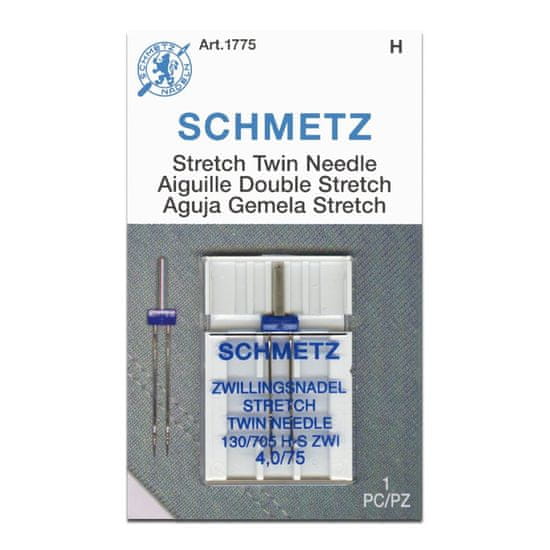 Schmetz Dvojjehla na pleteninu 130/705 H-S ZWI NE 4,0 SMS 75 STRETCH TWIN