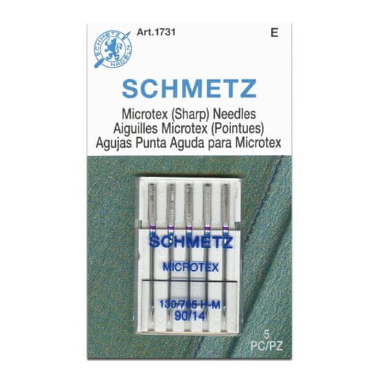 Schmetz Jehly na mikrovlákno 130/705 H-M VDS 90 MICROTEX