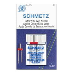 Schmetz Dvojjehla univerzální 130/705 H ZWI BR 8,0 100 UNIVERSAL TWIN