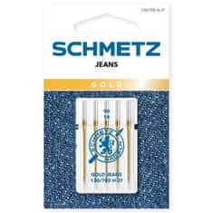 Schmetz Jehly na džínsovinu zlaté 130/705 H-JT VDS 90 GOLD JEANS