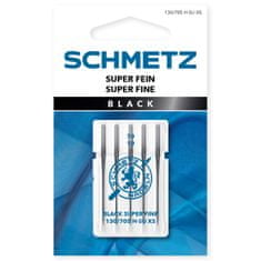 Schmetz Jehly extra tenké 130/705 H-SU XS VBS 70 BLACK SUPER FINE