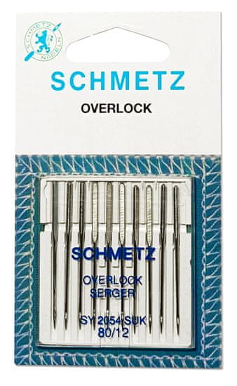 Schmetz Jehly pro overlocky Singer SY 2054 SUK XCS 80 - 10ks