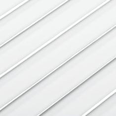 Vidaxl Nábytková dvířka lamelový design 4 ks bílá 39,5x49,4cm borovice