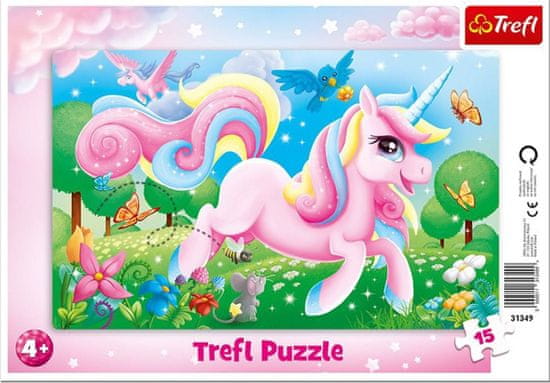 Trefl Puzzle Magický svět jednorožců 15 dílků