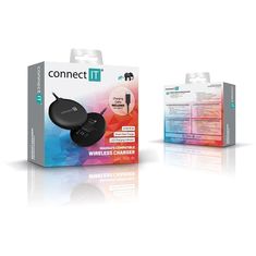 Connect IT Bezdrátová nabíječka MagSafe, 15W - černá