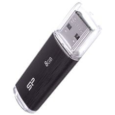 Silicon Power USB Flash disk Ultima U02 8 GB USB 2.0 - černý