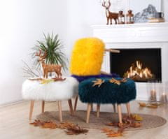 Atelier Del Sofa Taburet Deer - White, Bílá