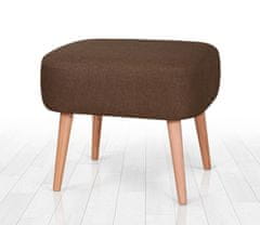 Atelier Del Sofa Taburet Parrot - Brown, Hnědá