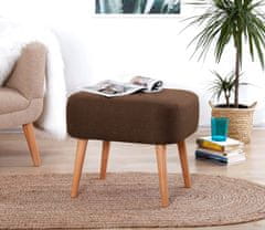 Atelier Del Sofa Taburet Parrot - Brown, Hnědá