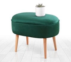 Atelier Del Sofa Taburet Moile - Green, Zelená