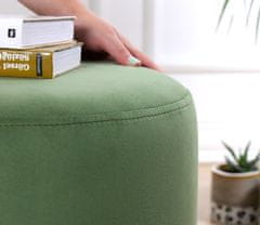 Atelier Del Sofa Taburet Ropp - Green, Zelená