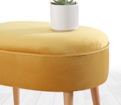 Atelier Del Sofa Taburet Moile - Yellow, Žlutá