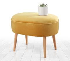 Atelier Del Sofa Taburet Moile - Yellow, Žlutá