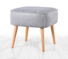 Atelier Del Sofa Taburet Moouv 7080 - Light Grey, Světlá Šedá