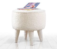 Atelier Del Sofa Taburet Moouv 3336 - White, Bílá