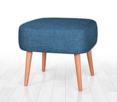 Atelier Del Sofa Taburet Parrot - Blue, Modrá