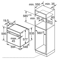 Bosch vestavná trouba HRG7361B1