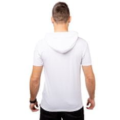 Glano Pánské triko s kapucí - bílé Velikost: L