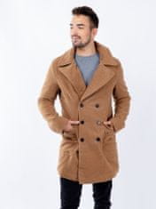 Glano Pánský kabát - béžový Velikost: XL