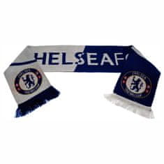 FotbalFans Šála Chelsea FC, modro-bílá, 132x19 cm