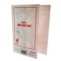 FotbalFans Blahopřání Liverpool FC, 22 x 12 cm