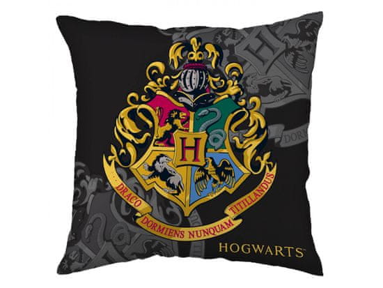 sarcia.eu Harry Potter Hogwart Čtvercový polštář, dekorační polštář 40x40 cm
