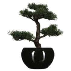 ModernHome Bonsai Strom V Černém Květináči 36 Cm