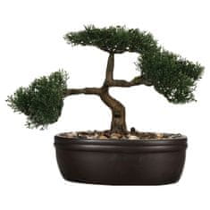 ModernHome Bonsai Strom V Černém Květináči 23 Cm