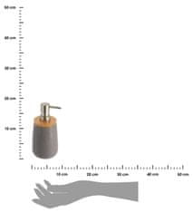 ModernHome Dávkovač Mýdla Attolico Grey 410 Ml