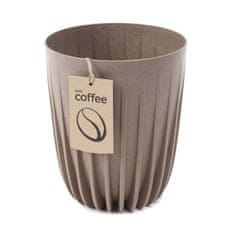 ModernHome Hrnec Stripped Eco Coffee Latte 25Xv30 Cm