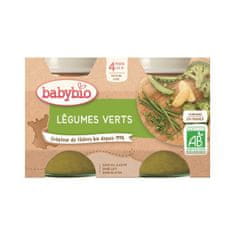 Babybio 3x Příkrm zelená zelenina 2x 130 g