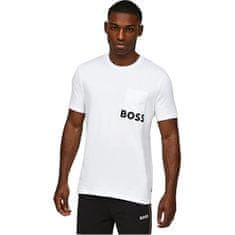 Hugo Boss Pánské triko BOSS Regular Fit 50503051-100 (Velikost M)