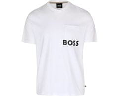 Hugo Boss Pánské triko BOSS Regular Fit 50503051-100 (Velikost M)