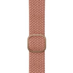 UNIQ Aspen řemínek pro Apple Watch 41mm, růžový 44mm