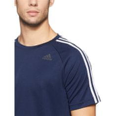 Adidas Tričko tmavomodré S D2M Tee 3S Climalite