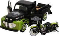 Maisto HD Ford F-1 Pickup 1948 + FL Panhead 1948, 1:24