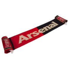 FotbalFans Šála Arsenal FC, červeno-černá, 132x19 cm