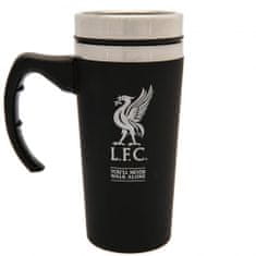 FotbalFans Cestovní hrnek Liverpool FC, černý, 450ml