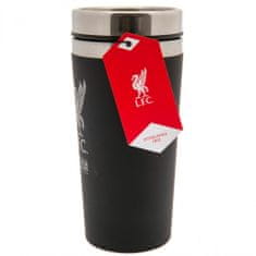 FotbalFans Cestovní hrnek Liverpool FC, černý, 450ml