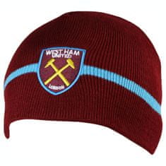 FotbalFans Zimní čepice West Ham United FC, vínová, univerzální