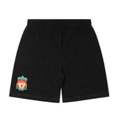 FotbalFans Dětské pyžamo Liverpool FC, tričko, šortky, šedá a černá | 8-9r
