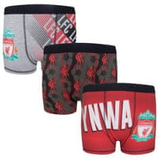 FotbalFans Chlapecké boxerky Liverpool FC, Sada 3 ks | 11-12r