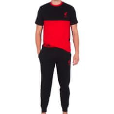 FotbalFans Pyžamo Liverpool FC, červeno-černé, bavlna | XL