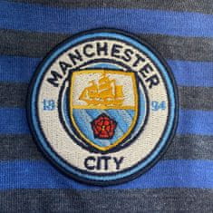 FotbalFans Polo Tričko Manchester City FC, vyšitý znak, modré | XL